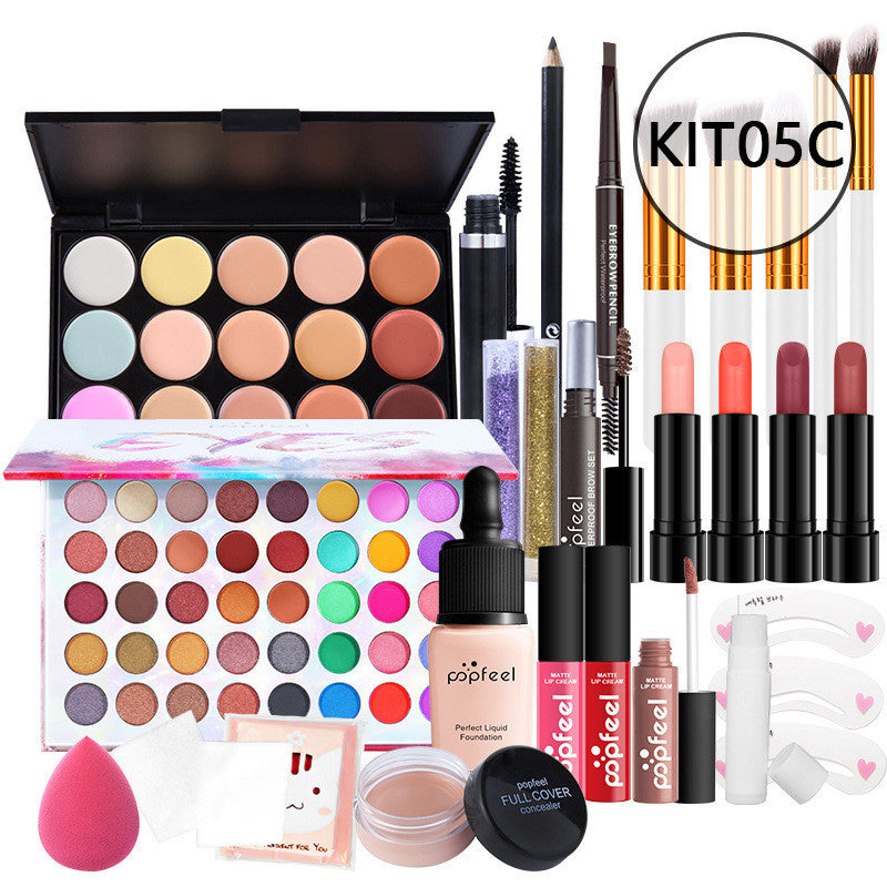 Makeup Cosmetics Set Beginner Combination Concealer Eyeliner Eyebrow Pencil Makeup Cosmetics Set Beginner Combination Concealer Eyeliner Eyebrow Pencil